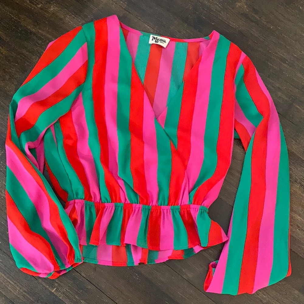 Show me your Mumu, Red/green/pink, size small